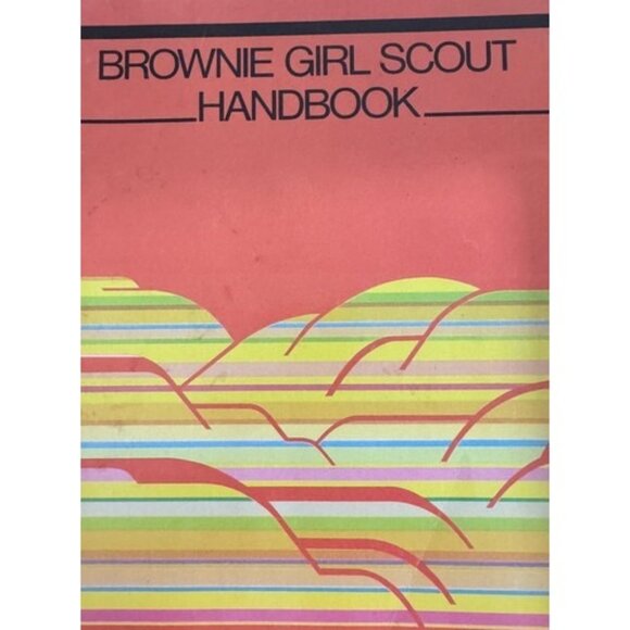 Vintage 1986 BROWNIE GIRL SCOUT HANDBOOK  GS-USA Cat. No. 20-787 Paperback - Picture 1 of 6